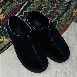 UGG Rush Sugar Sole Men's Black Suede Loafers
